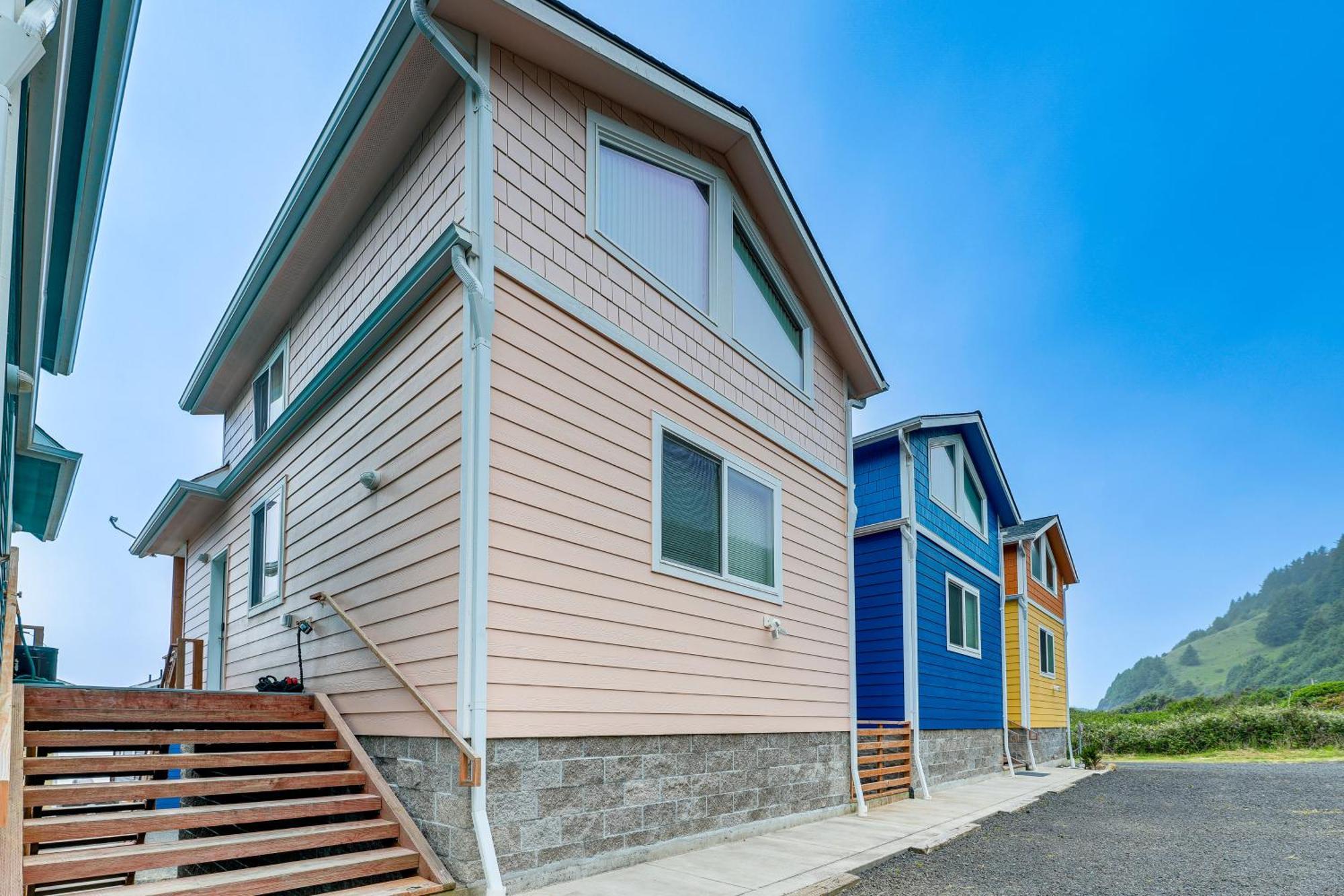 Epic Yachats Escape Oregon Coastline Beach, Views Exterior photo