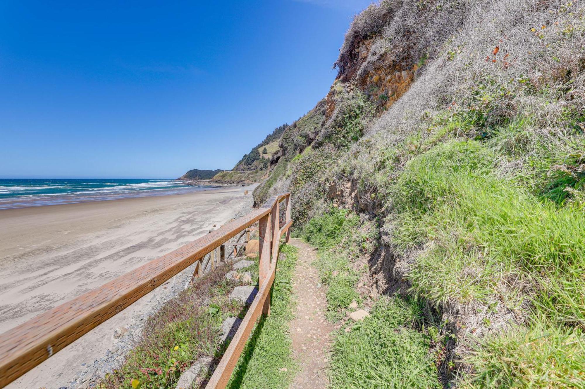 Epic Yachats Escape Oregon Coastline Beach, Views Exterior photo